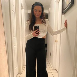 H&M Satin Corset crop top